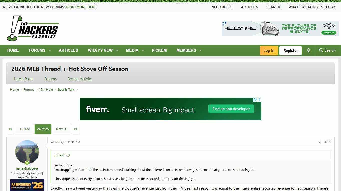 2026 MLB Thread + Hot Stove Off Season | Page 24 | The Hackers Paradise